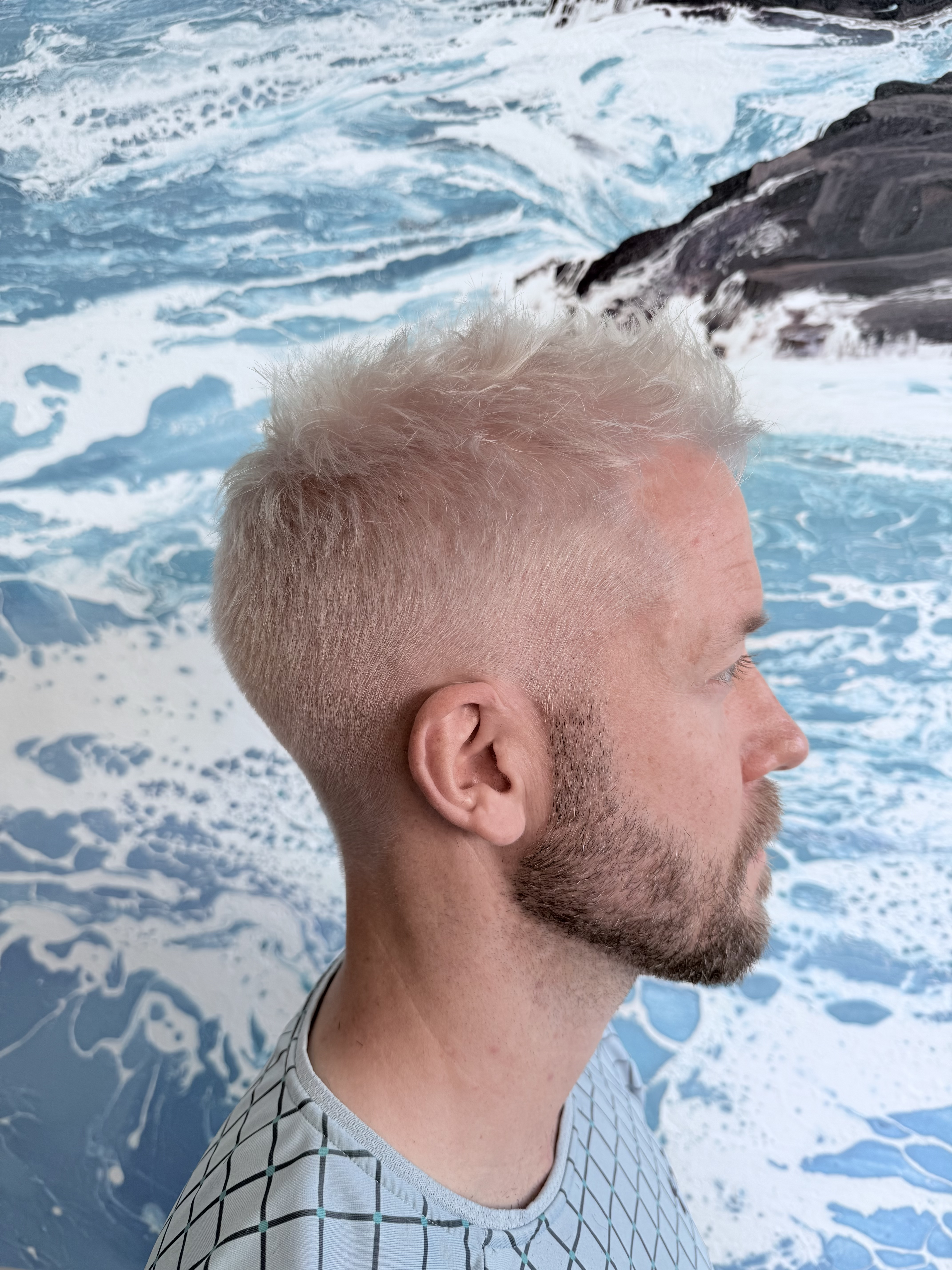 Hair styling by Jerry Nolan