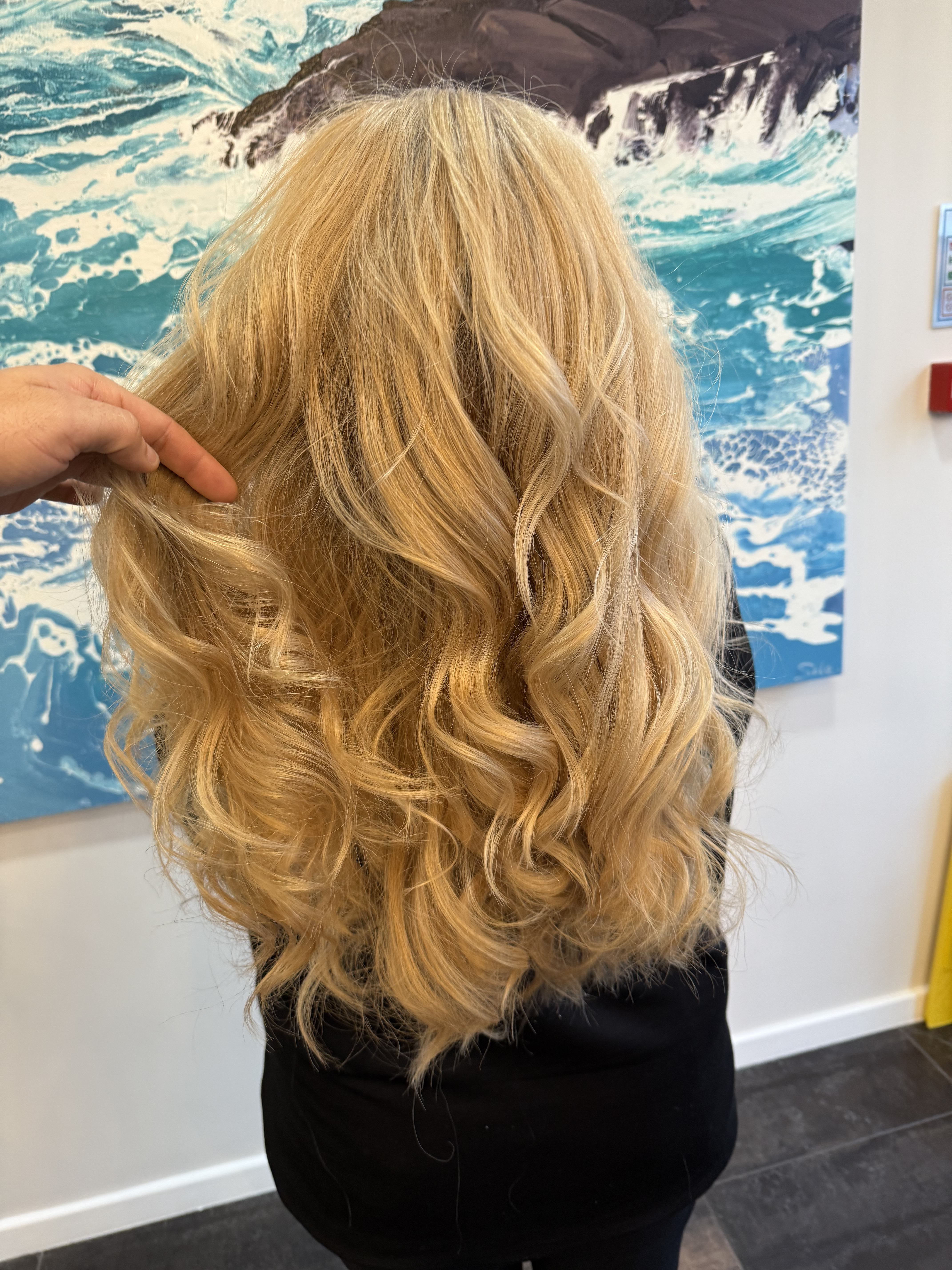 Hair styling by Jerry Nolan