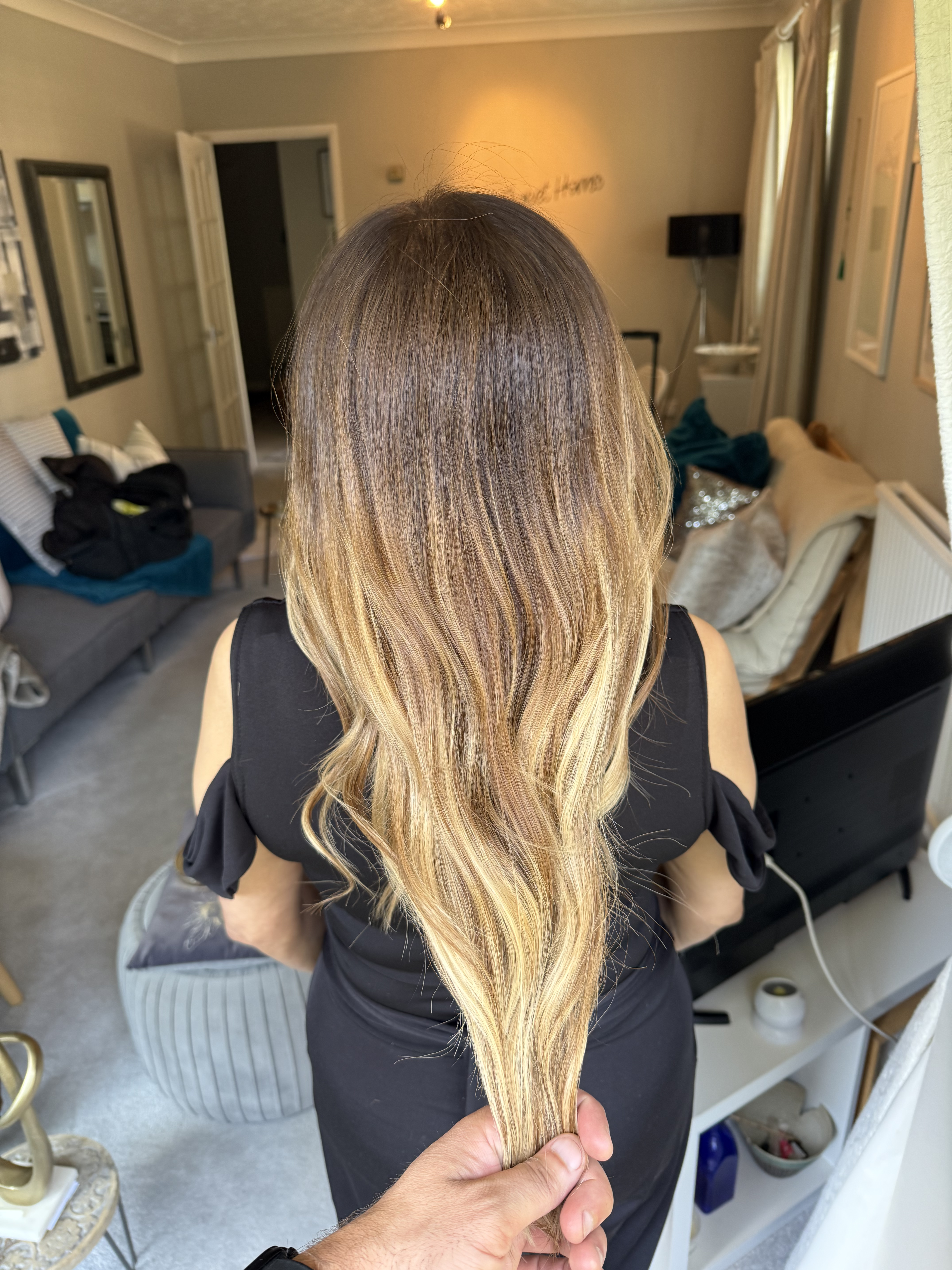 Hair styling by Jerry Nolan