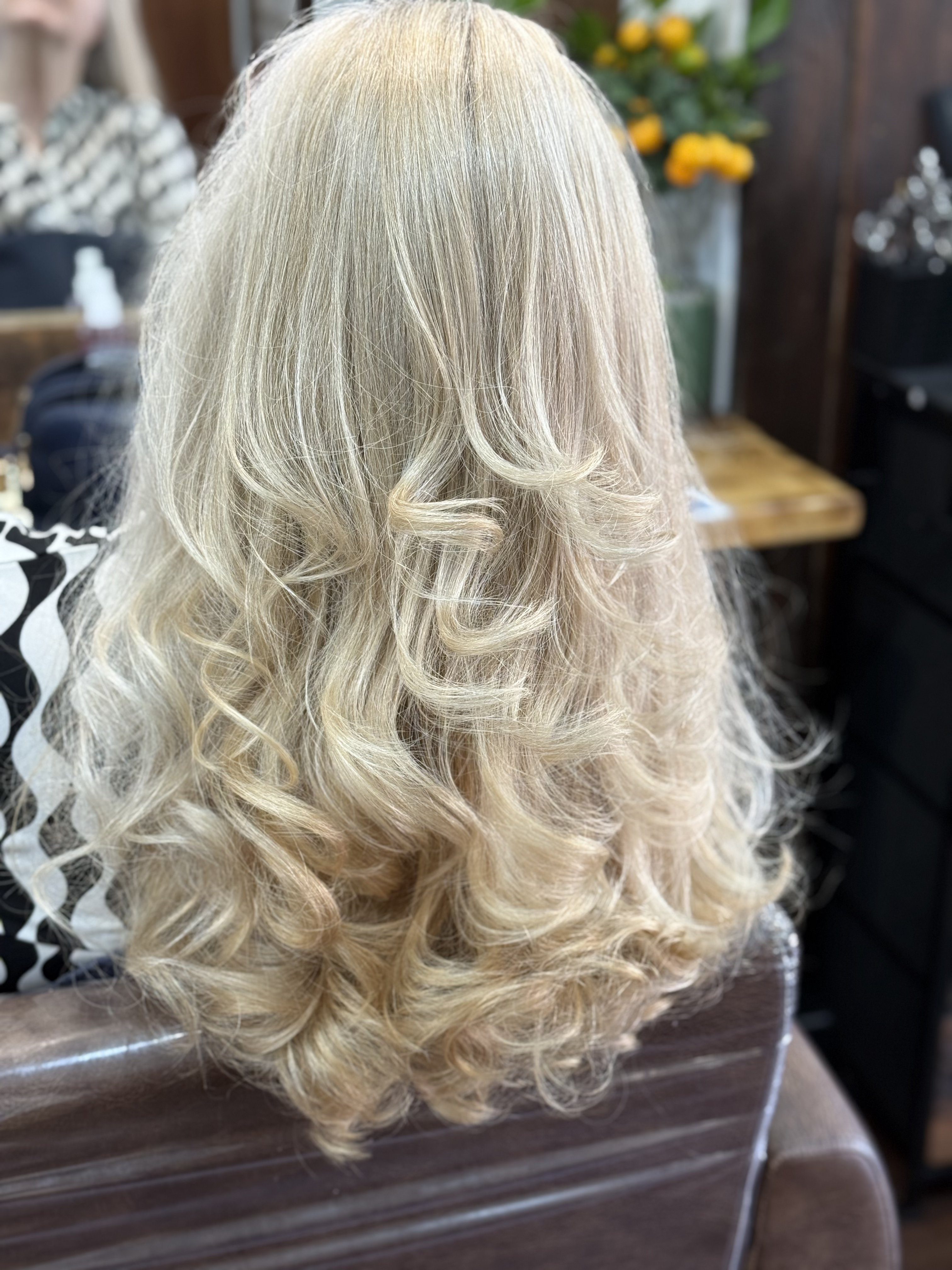 Hair styling by Jerry Nolan