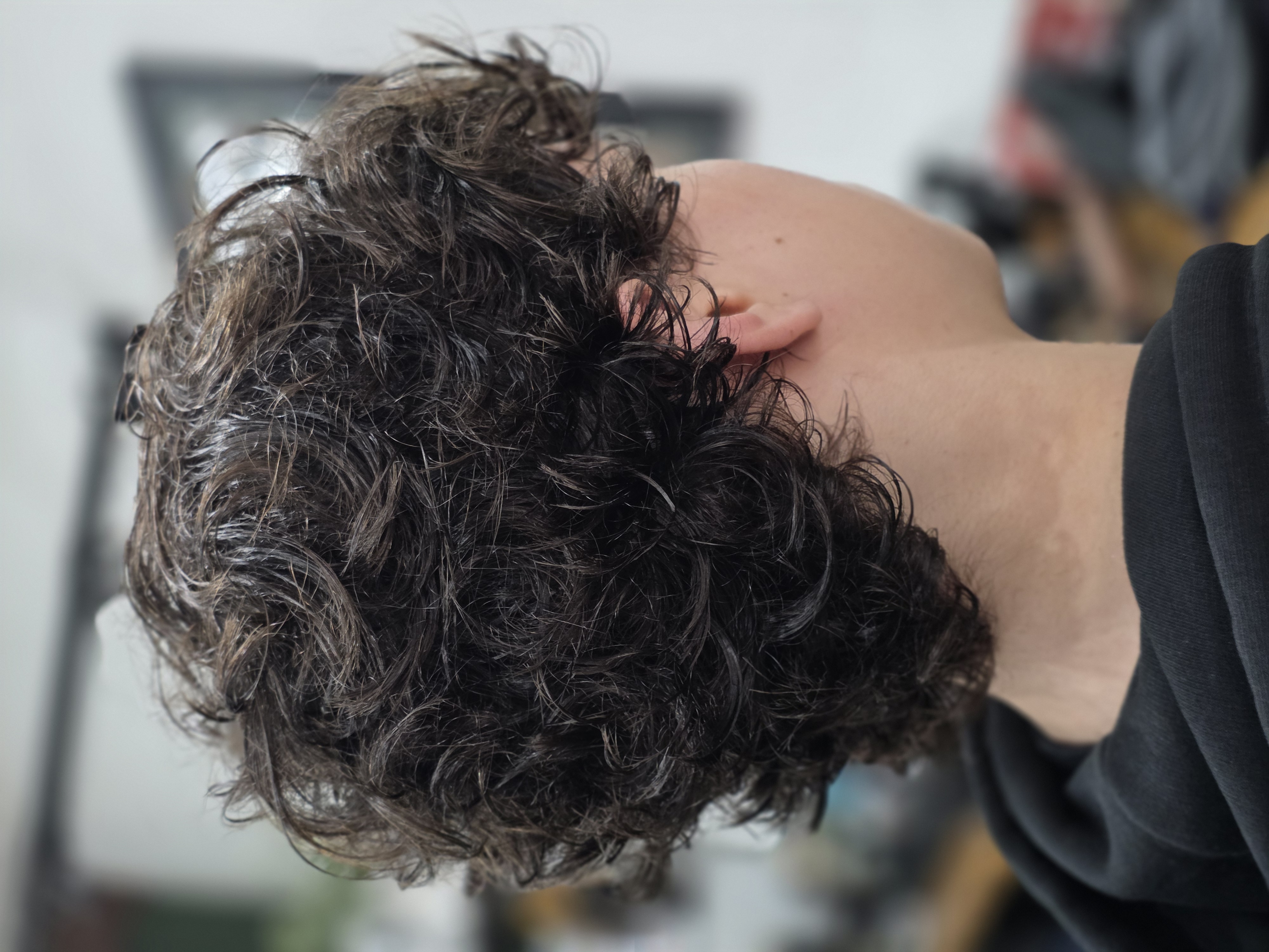 Hair styling by Jerry Nolan