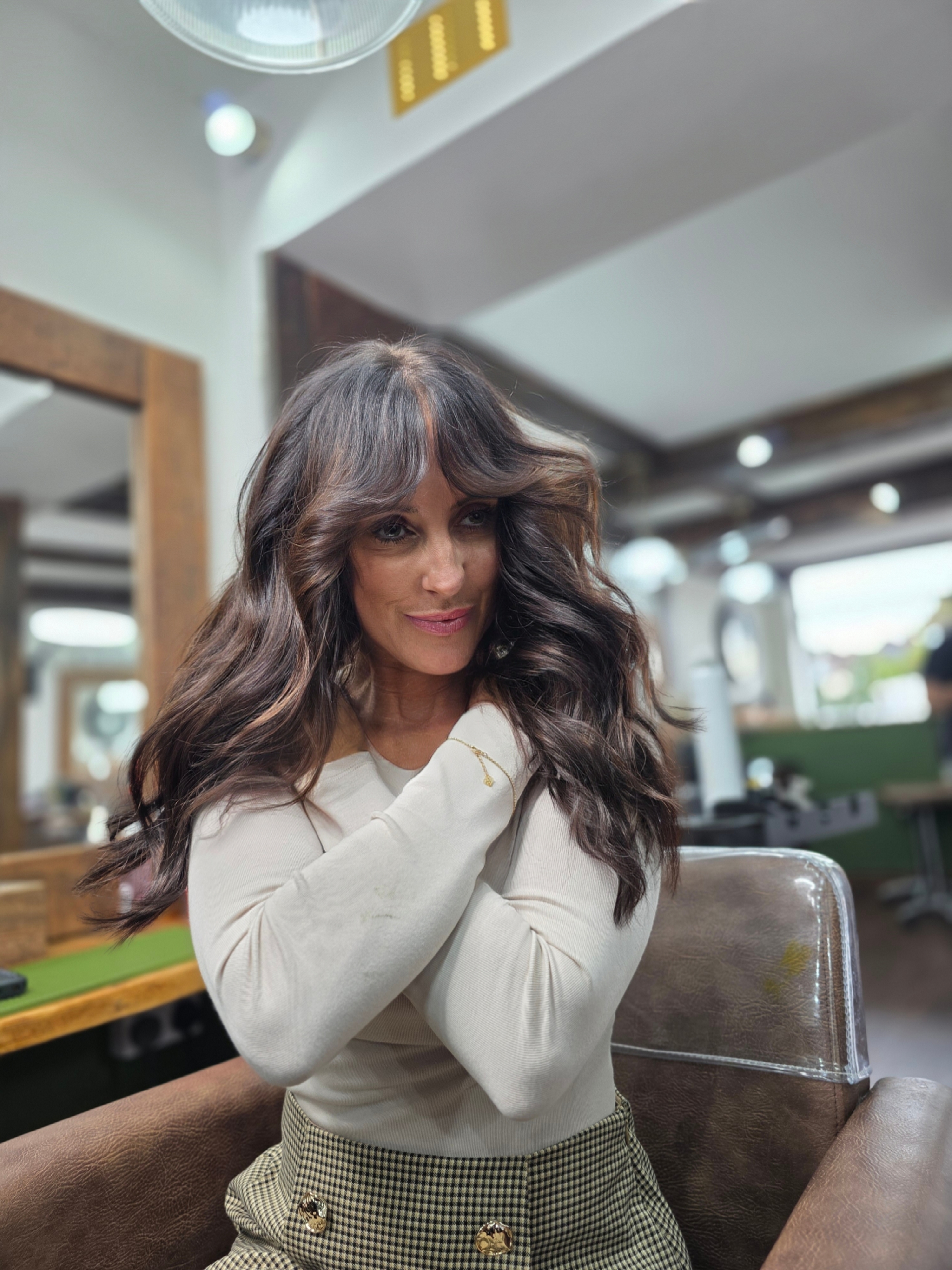 Hair styling by Jerry Nolan