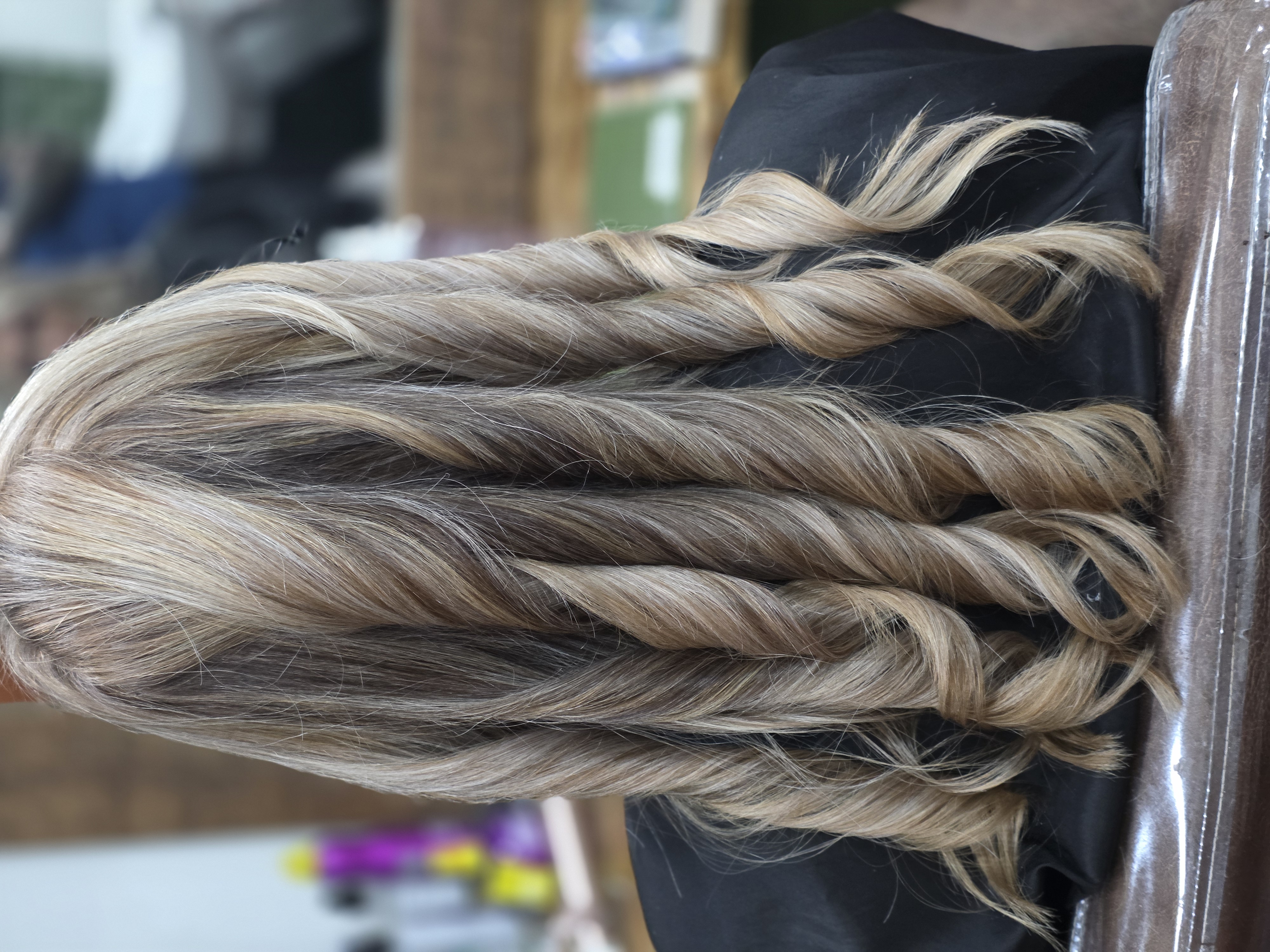 Hair styling by Jerry Nolan