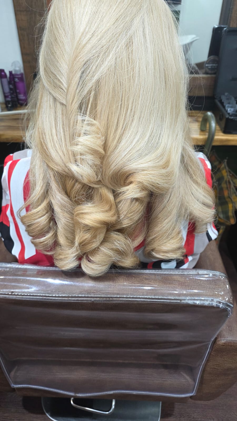 Hair styling by Jerry Nolan