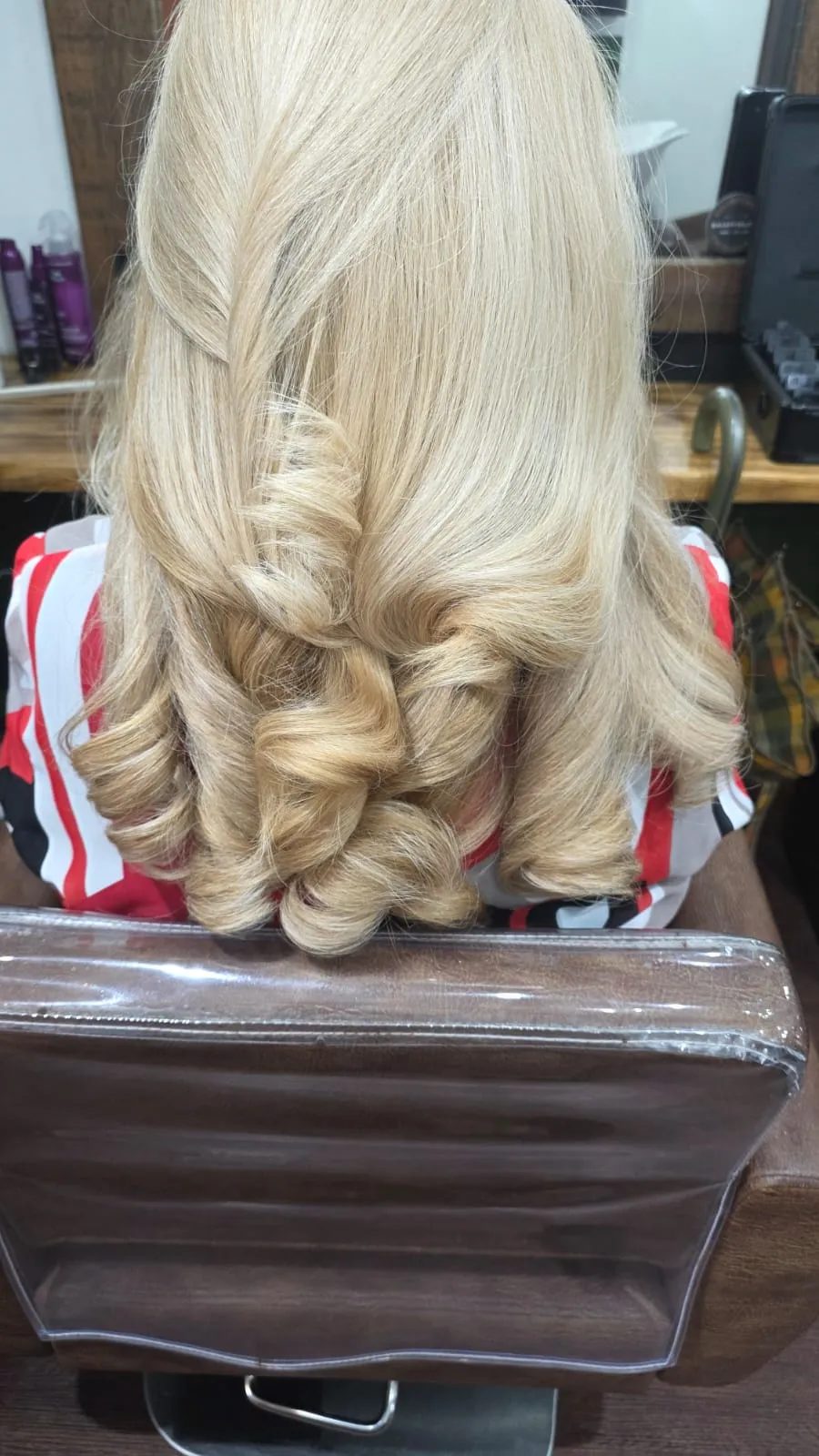 Hair styling by Jerry Nolan