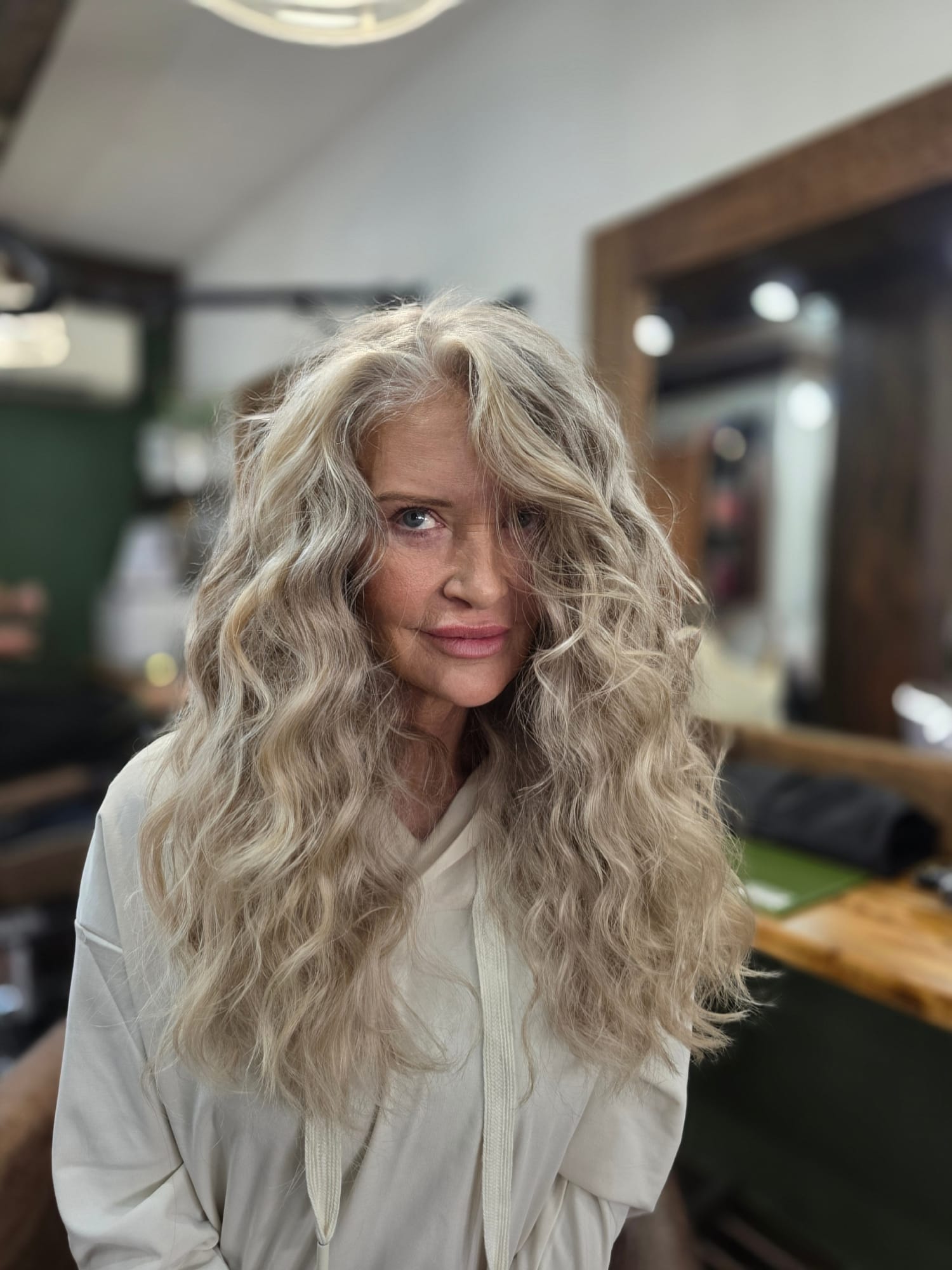 Hair styling by Jerry Nolan