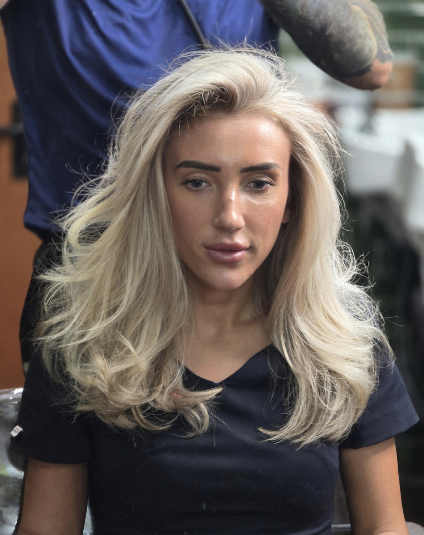 Hair styling by Jerry Nolan