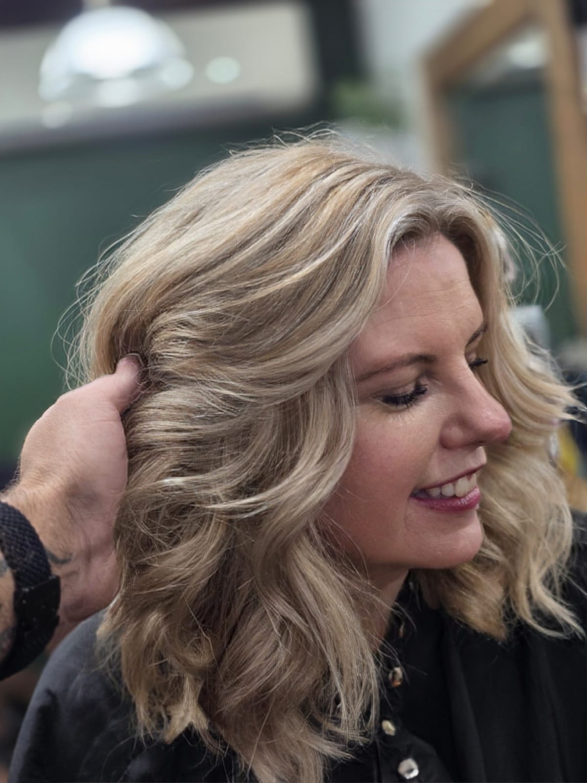 Hair styling by Jerry Nolan