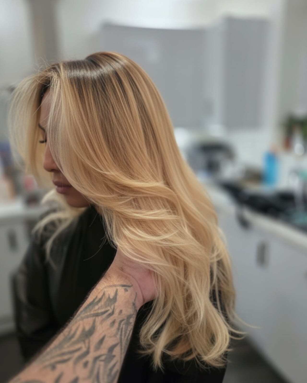 Hair styling by Jerry Nolan