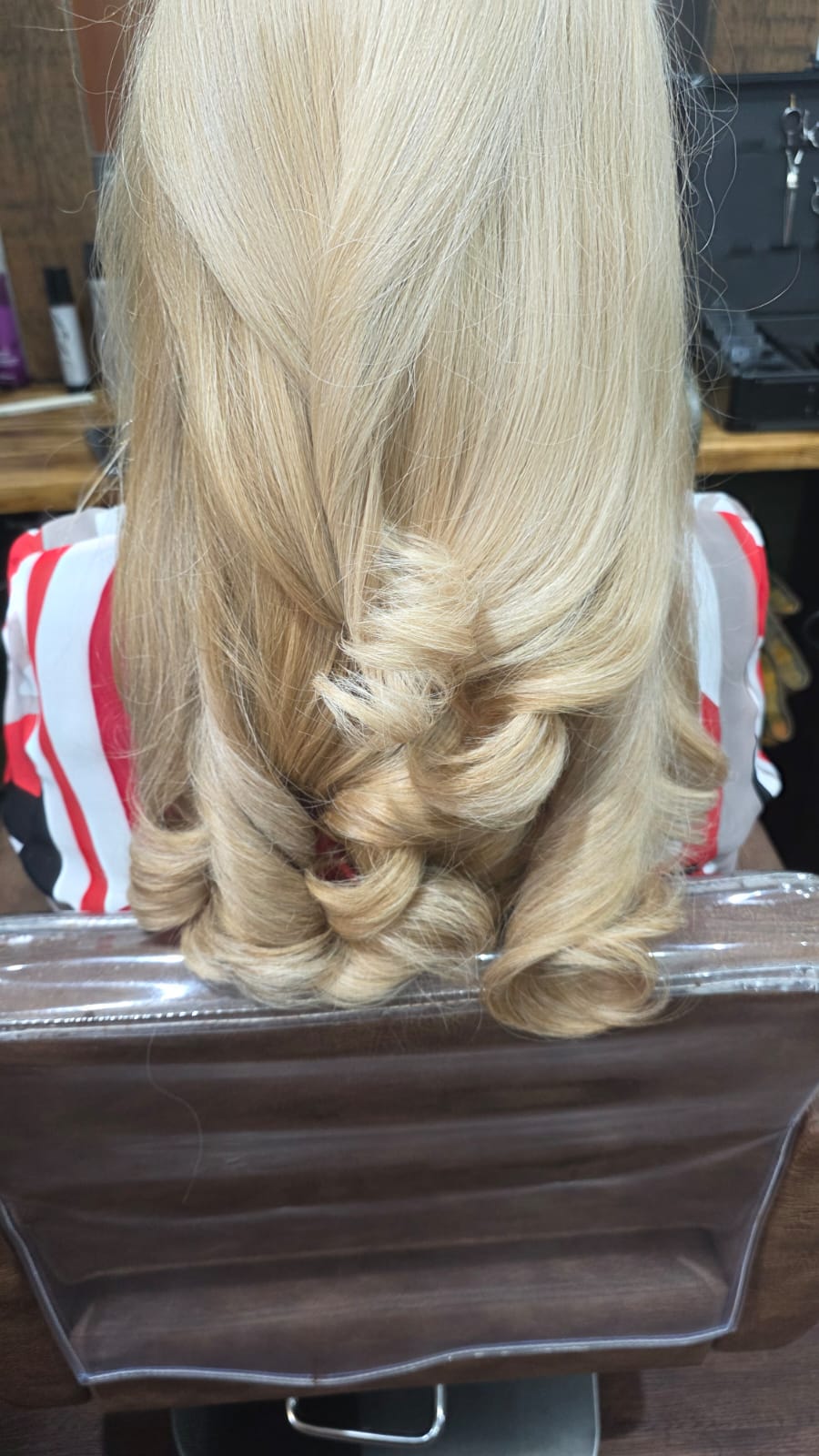 Hair styling by Jerry Nolan